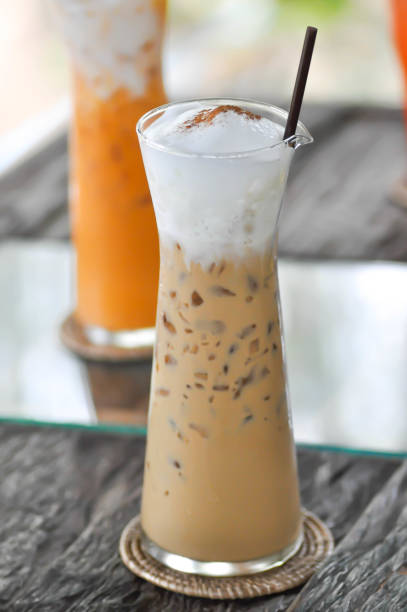istock cappuccino or latte or iced coffee 1010745180