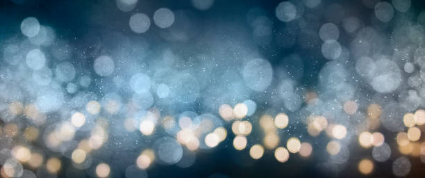 istock Blurred bokeh light background, Christmas and New Year holidays background 1010754762