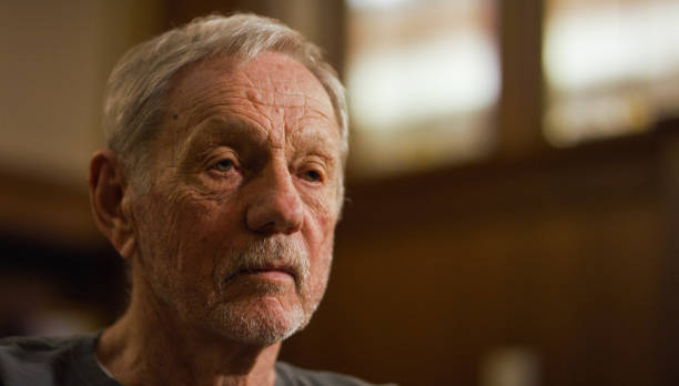istock A Lonely Elderly Caucasian Man with Wrinkles 1010755104