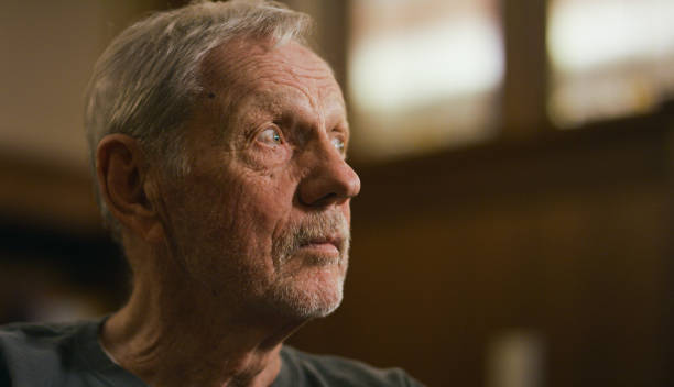 istock An Elderly Caucasian Man Looks Up While Indoors 1010755106