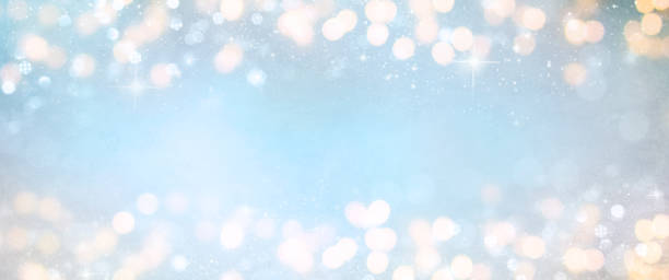 istock Christmas light background.  Holiday glowing backdrop. Defocused Background With Blinking Stars. Blurred Bokeh. 1010759976