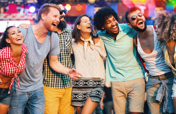 istock Friends dancing at a concert. 1010760048