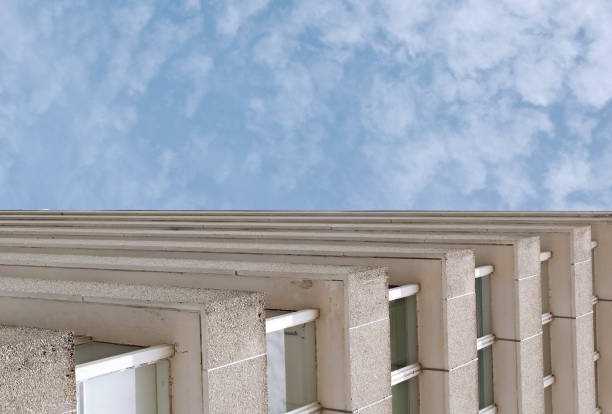 istock An alternative perspective of a typical 1970's era office building 1010765022