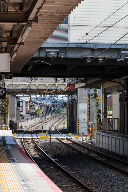 istock Railroad Tracks in Kyoto, Japan 1010765308