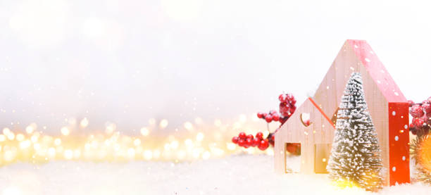 istock Christmas holiday snow background 1010765740