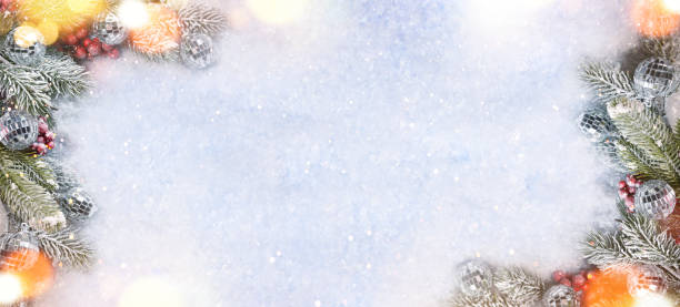istock Christmas holiday snow background 1010766200