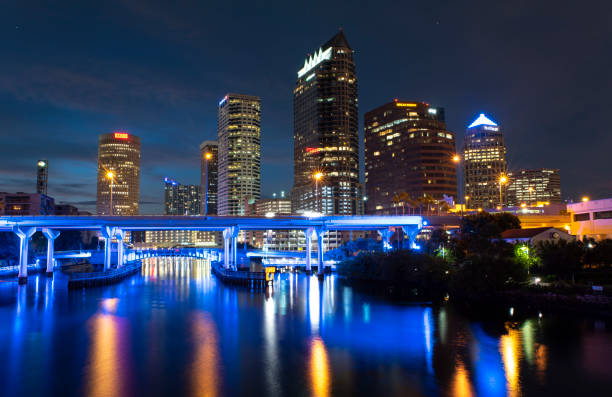 istock Tampa skyline at night 1010771170