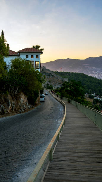 istock Road in Alanya mountain 1010781174