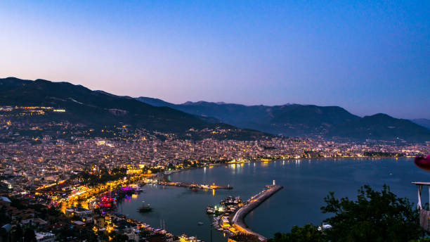 istock Night View of Alanya Castle 1010781176