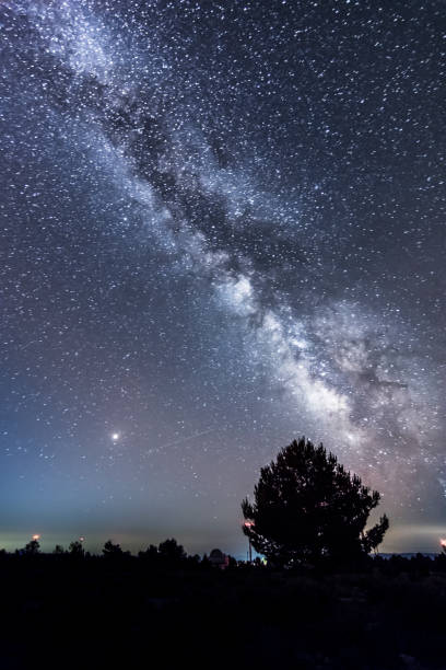 istock Milky Way over the hill 1010786082