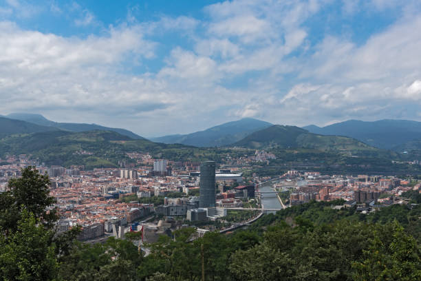 istock Panoramic view of Bilbao from Artxanda mountain 1010796276