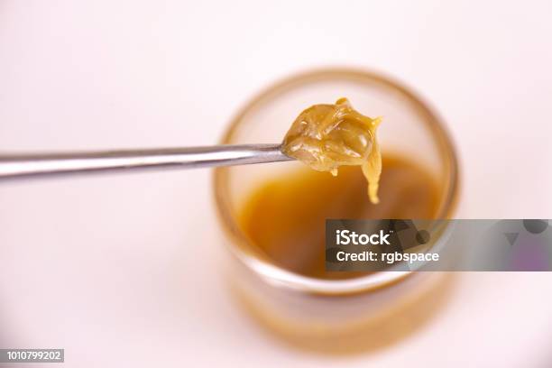 Cannabis Concentrate Extracted From The Marijuana Plant Isolated On White Stock Photo - Download Image Now