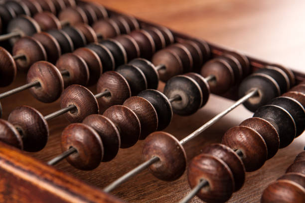 istock big antique abacus on a wooden table close up 1010839650