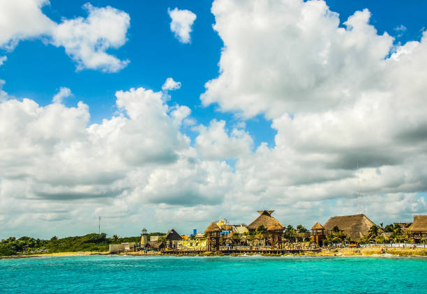 istock Beautiful sky and sea in Costa Maya 1010841864