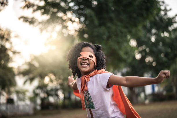 istock Super Hero Little Cute Girl 1010843438