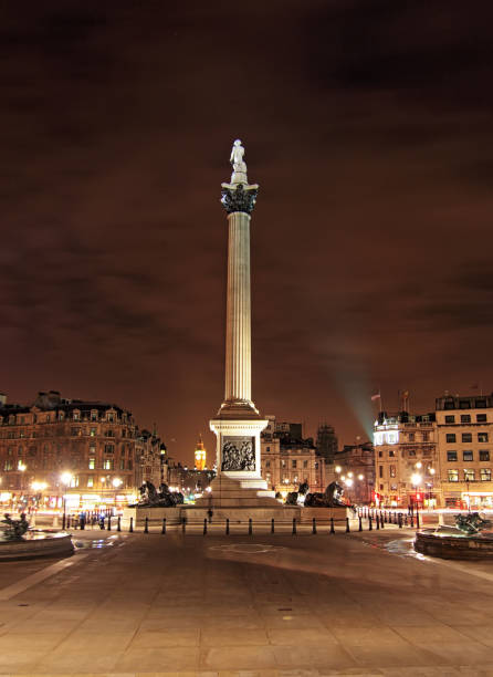 istock London Trafalgar square with Nelsons column at night 1010843596