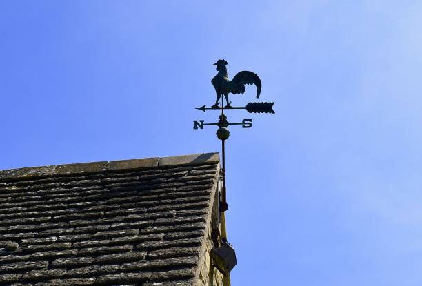 banderuola - meteorology weather vane direction wind foto e immagini stock