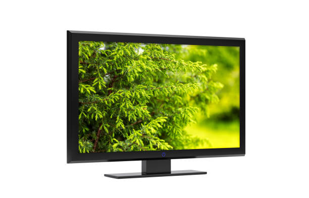 istock TV or monitor on a white background - 3d illustration - rendering 1010871420