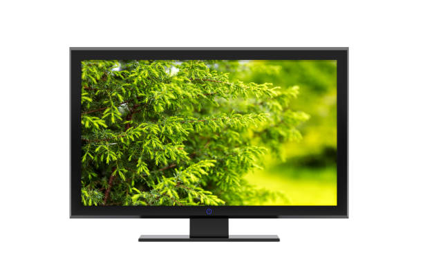 istock TV or monitor on a white background - 3d illustration - rendering 1010871458