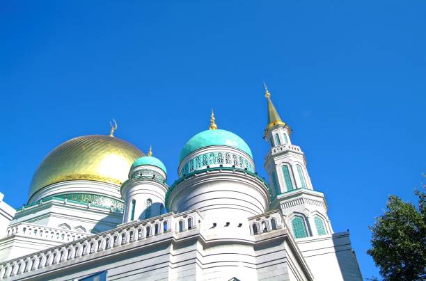 istock most of the Moscow mosque on blue sky background 1010878464