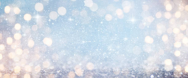 istock Blurred bokeh light background, Christmas and New Year holidays background 1010905752