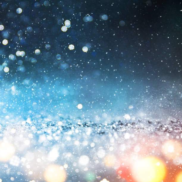 istock Abstract Light Bokeh Background. Winter holidays background. 1010906752