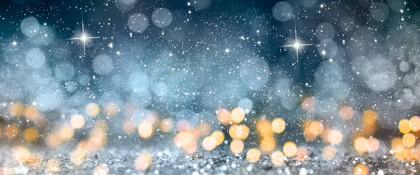 istock Blurred bokeh light background, Christmas and New Year holidays background 1010911086