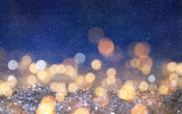 istock Blurred bokeh light background, Christmas and New Year holidays background 1010911114