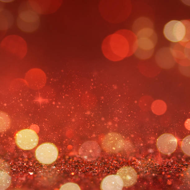 istock Christmas light background.  Holiday glowing backdrop. Defocused Background With Blinking Stars. Blurred Bokeh. 1010914920