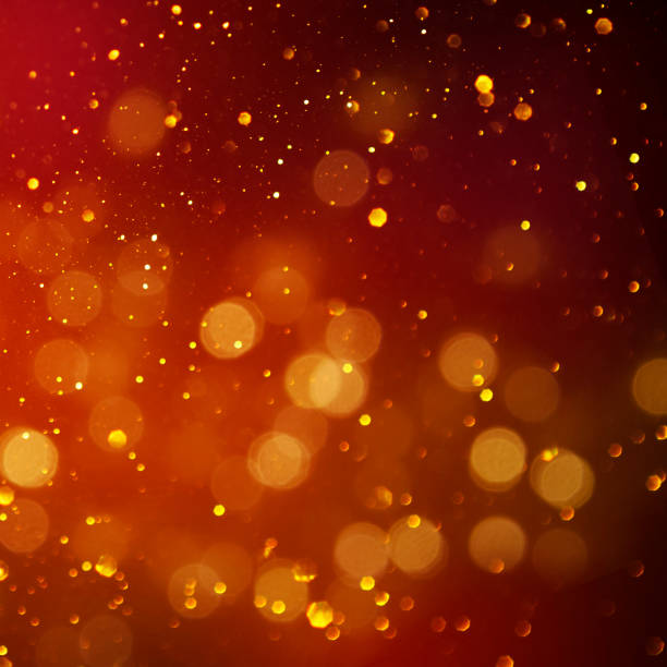 istock Christmas light background.  Holiday glowing backdrop. Defocused Background With Blinking Stars. Blurred Bokeh. 1010919718