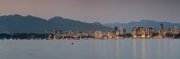 istock panorama of downtown Vancouver Canada at blue hour 1010933264