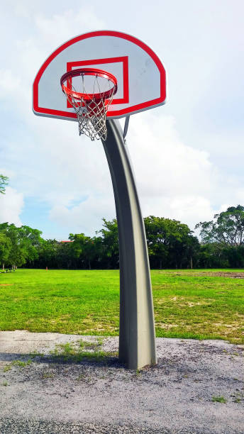 istock Basketball Court by a grssy area 1010967140