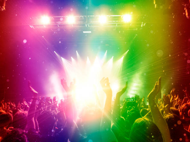 istock Concert crowd in front of a live stage 1010969358