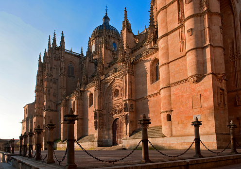 Salamanca Cathedral in the morning light