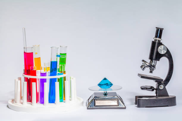 istock Experiment with chemicals to make diamonds look expensive 1011025276
