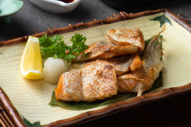istock salmon belly grilled teriyaki 1011033406