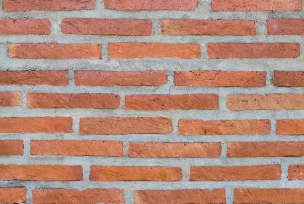 red brick wall background - texture pattern.