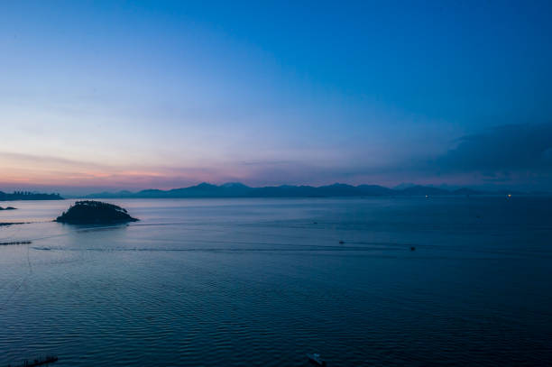 istock The scenery of the evening beach 1011064730