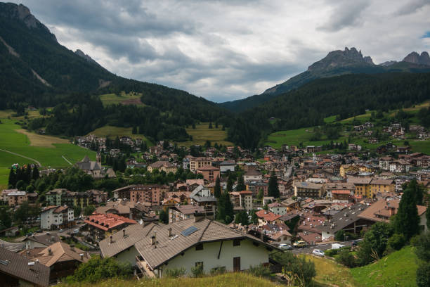 istock Panoramic view of Moena city 1011098250
