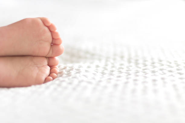 istock Baby feet. Infancy. Parent's Concept. Background 1011107972