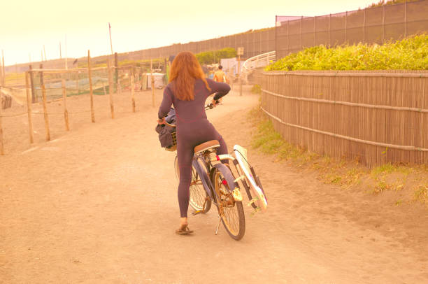 At Shonan coast of Chigasaki Japan