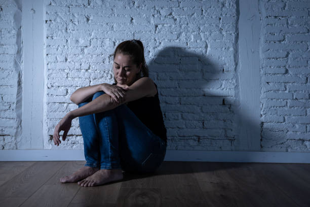 istock Lonely woman suffering from depression 1011145976