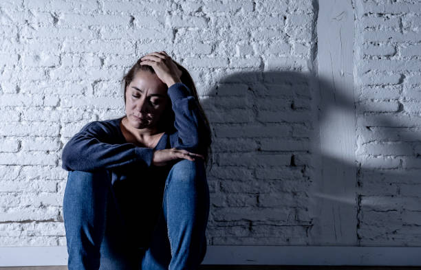 istock Lonely woman suffering from depression 1011146072