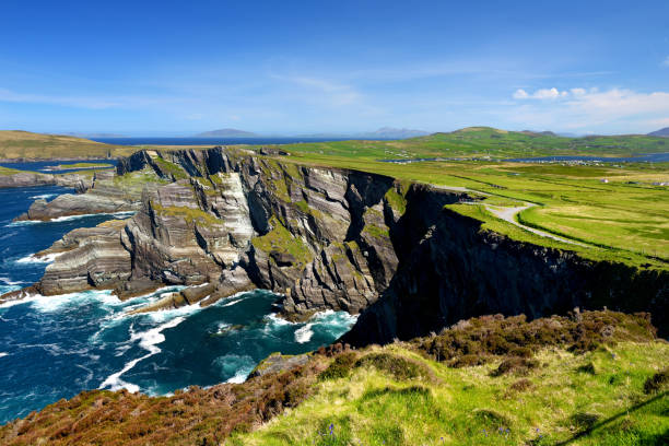 istock Amazing wave lashed Kerry Cliffs, widely accepted as the most spectacular cliffs in County Kerry, Ireland 1011155096