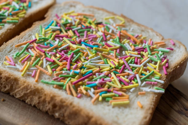 istock Austrian Fairy Bread with Sprinkles and Butter 1011166336