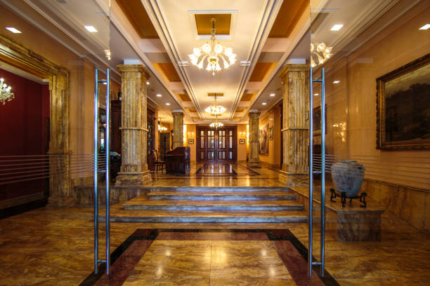 istock Entrance to luxury lobby 1011169622