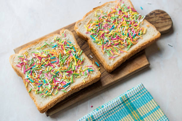 istock Austrian Fairy Bread with Sprinkles and Butter 1011172182