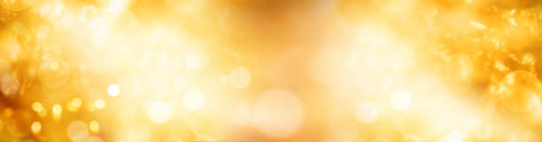 istock Abstract golden bokeh panorama 1011172848