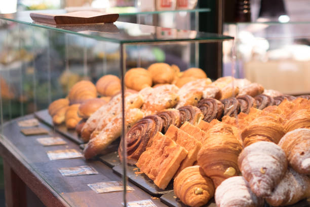istock variety mixed bake pastry  - bakery window - pastries 1011173366