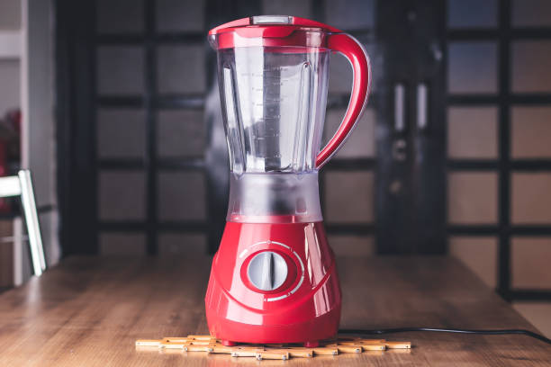 Blender on the table Blender on the table make wood novo button stock pictures, royalty-free photos & images